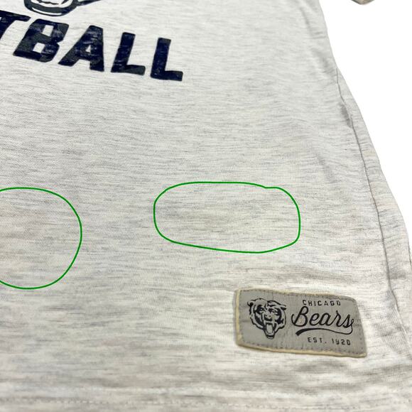 NFL Chicago Bears Youth T-Shirt Sz XL 18 Boys Short Sleeve Vintage Style Tee - Picture 6 of 7